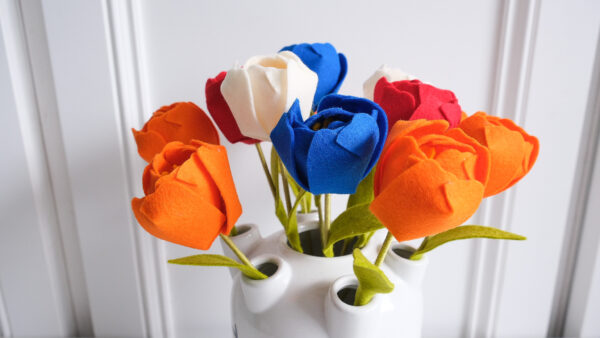 Happy Dutch Tulips Rood, Wit, Blauw