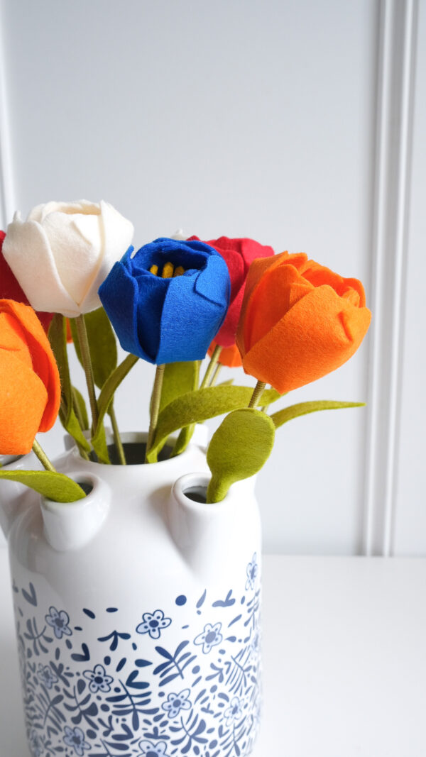 Happy Dutch Tulips Rood, Wit, Blauw - Afbeelding 2